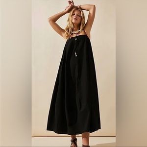 RE-LISTING - A New Day Black Linen Dress Size XS